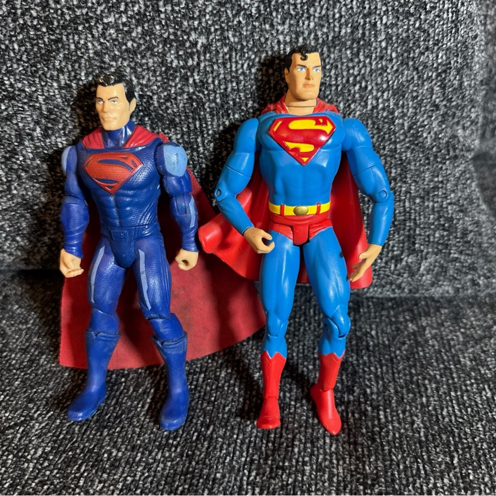 DC Comics Bundle Of Two Superman Action Figures